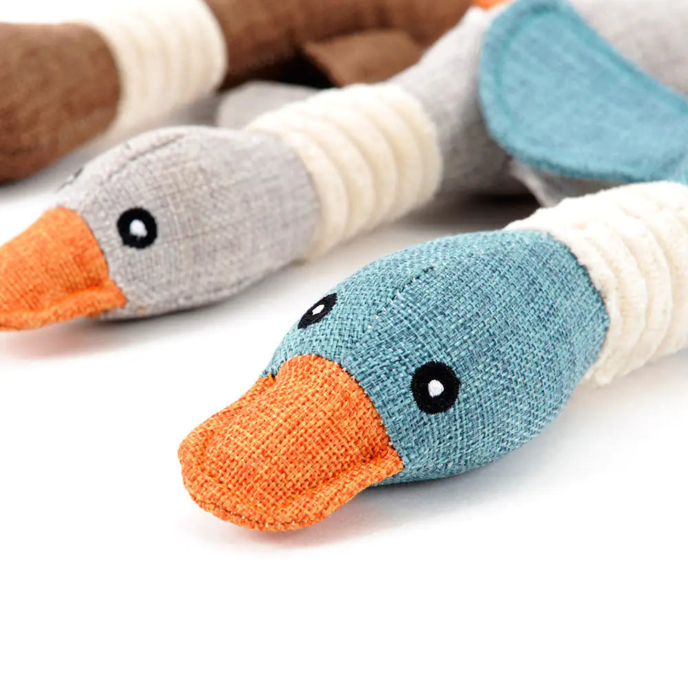 QuackyPaws™ Plush Duck Dog Toy