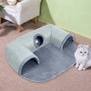 PurrPlay™ 3-in-1 Cat Tunnel & Bed