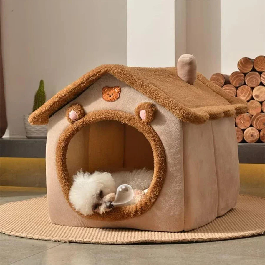 FurryHaven™ Foldable & Washable Pet House