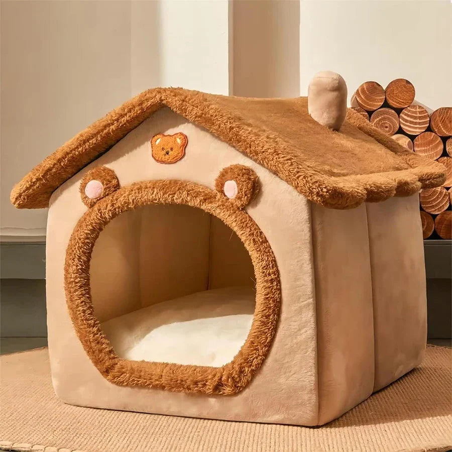 FurryHaven™ Foldable & Washable Pet House